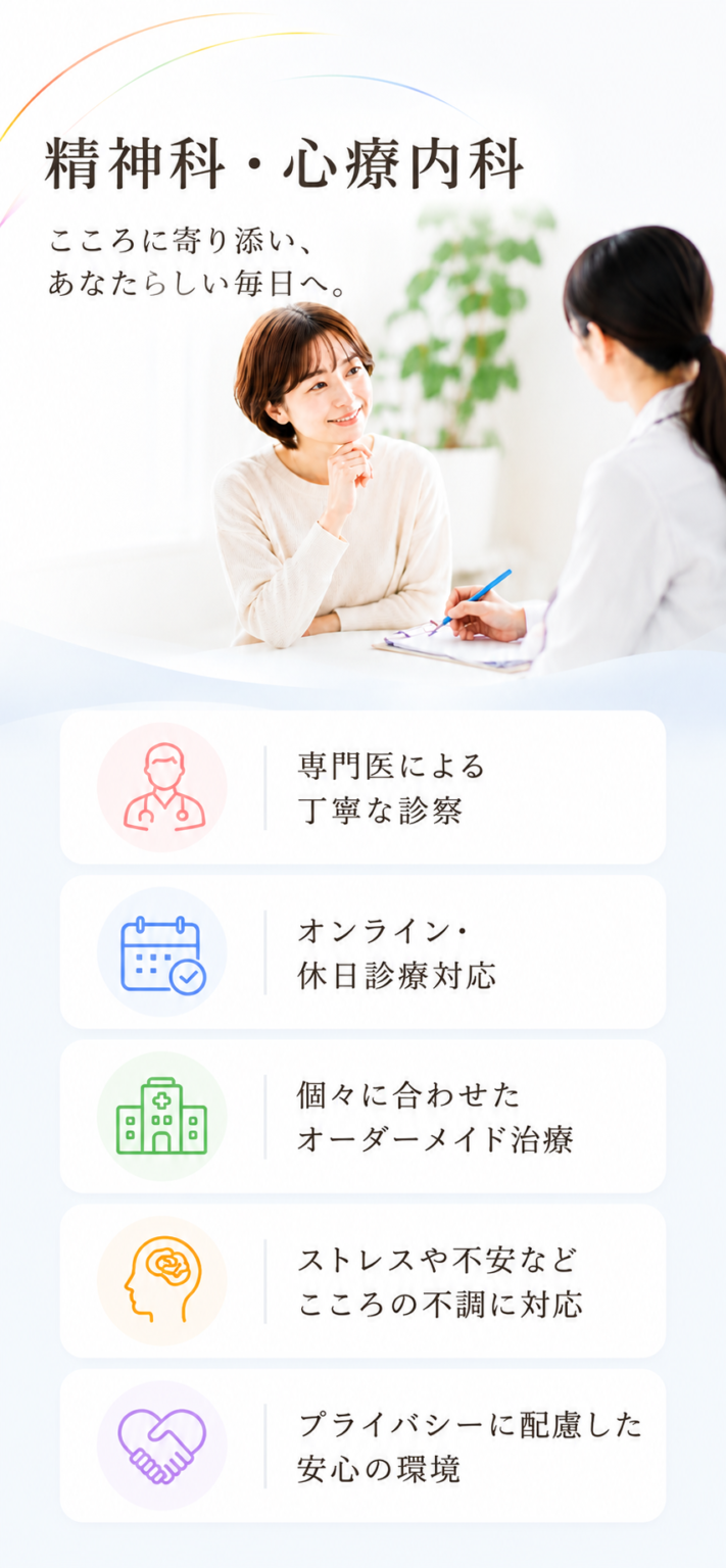心療内科Moble top