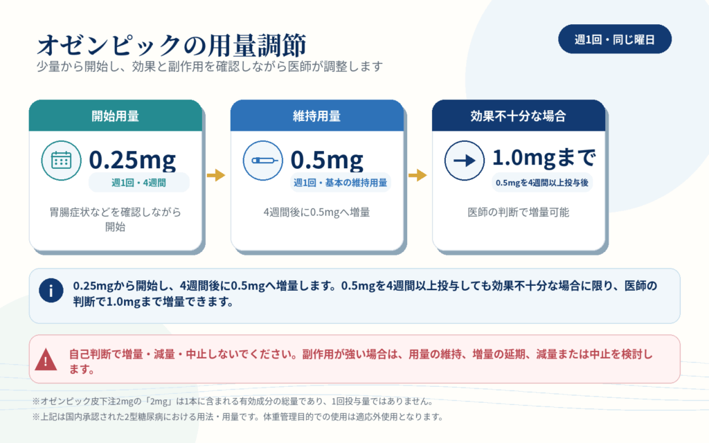 オゼンピック用量調節 PC版