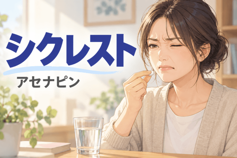 アセナピン　シクレスト　解説