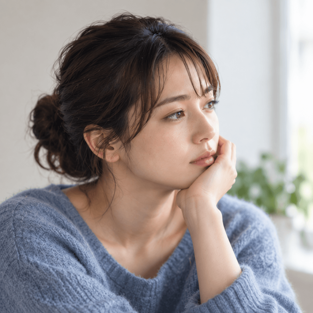 感情や反応のパターンを振り返るイメージ