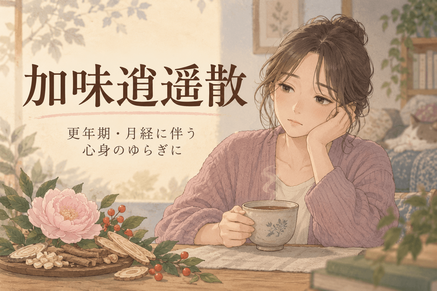 【精神科専門医解説】加味逍遥散の効果・作用機序・副作用|更年期・PMSのイライラや不安に 9 加味逍遥散とは
