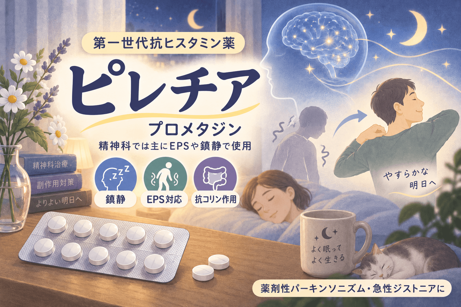 プロメタジン　ピレチア　