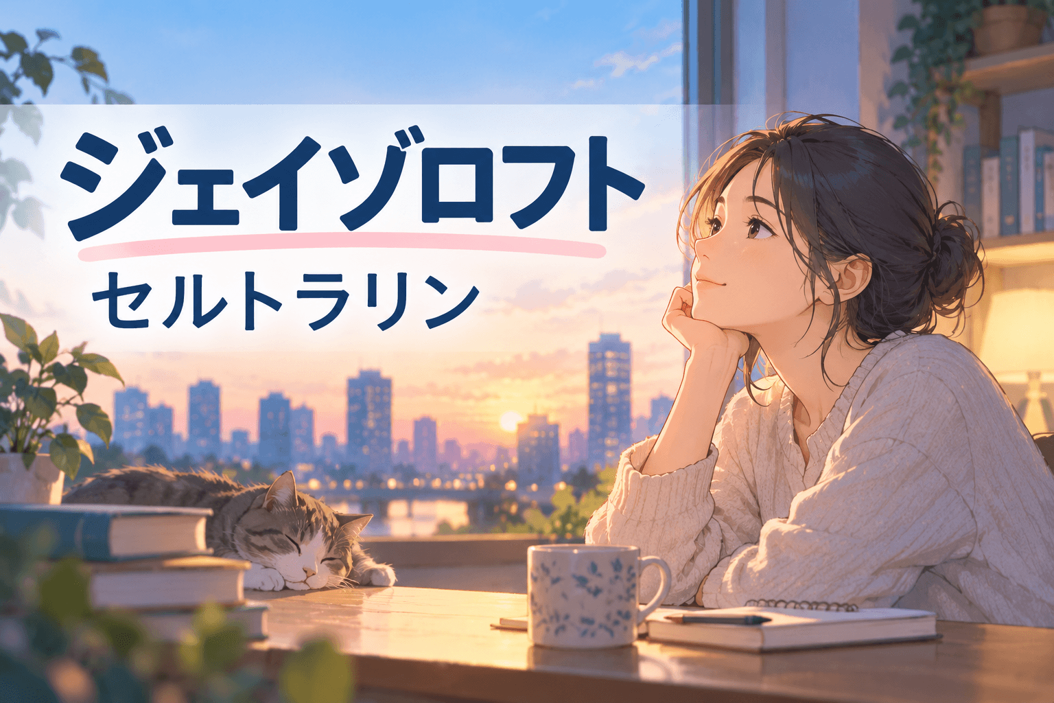 【精神科専門医解説】ジェイゾロフト(セルトラリン)の効果・副作用・飲み方|うつ病・パニック症・PTSDを精神科専門医が解説 7 ジェイゾロフト セルトラリン 解説