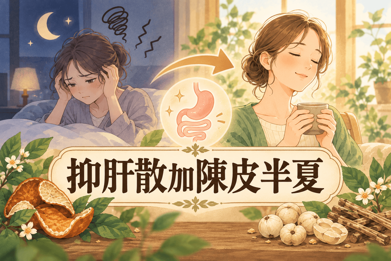 抑肝散加陳皮半夏　