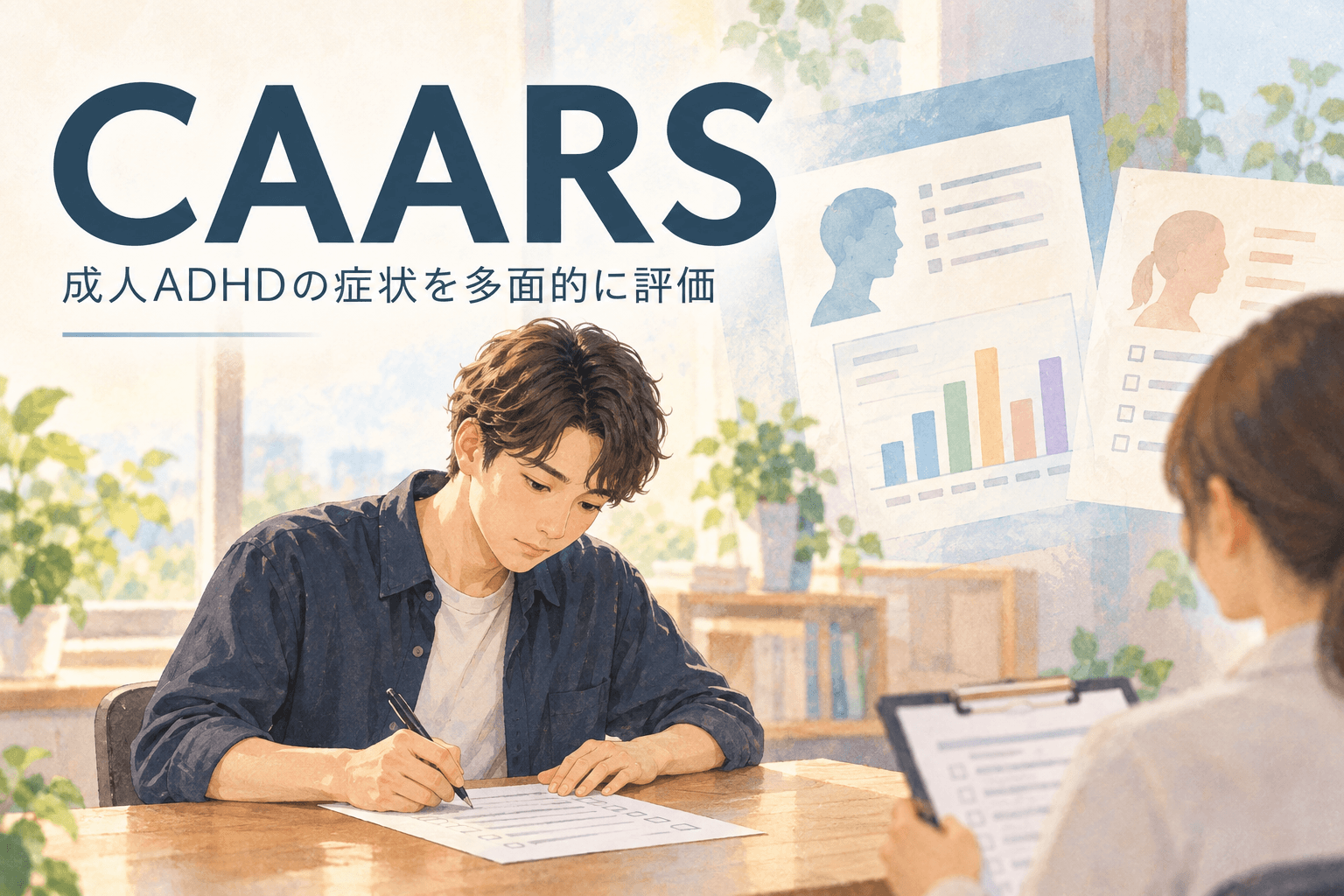 CAARS(コナーズ成人ADHD評価スケール)|大人のADHD検査・T得点の見方 1 CAARS(コナーズ成人ADHD評価スケール)|大人のADHD検査・T得点の見方